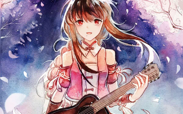 Yuezheng Ling Anime Vocaloid HD Desktop Wallpaper | Background Image