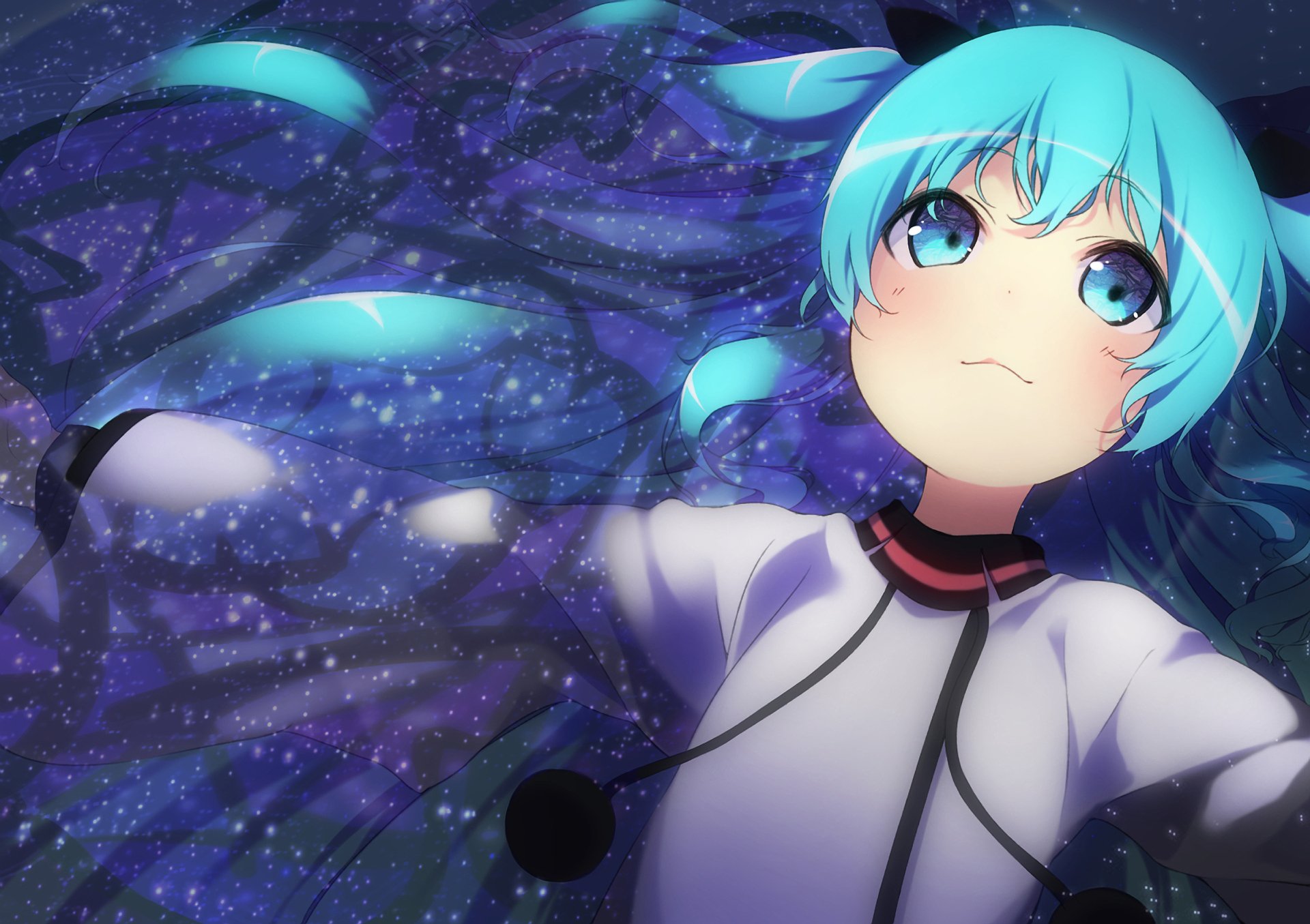 Download Hatsune Miku Anime Vocaloid HD Wallpaper by -翠-midori