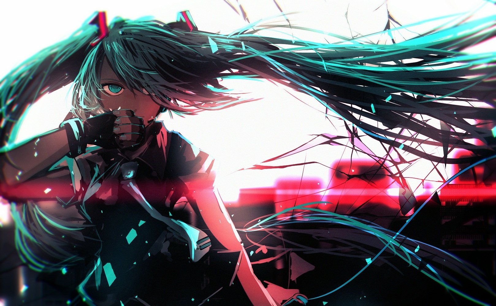 Download Hatsune Miku Anime Vocaloid Wallpaper