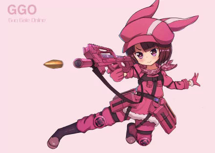 Karen Kohiruimaki LLENN (Sword Art Online) Anime Sword Art Online Alternative: Gun Gale Online HD Desktop Wallpaper | Background Image