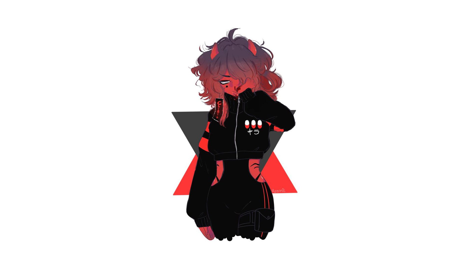 Download Anime Girl Anime Girl HD Wallpaper by Azernic