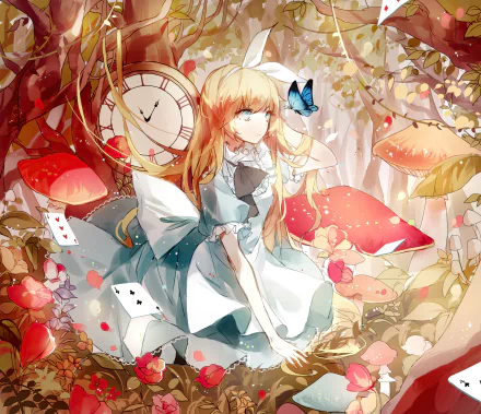 Alice (Alice in Wonderland) Anime Alice In Wonderland HD Desktop Wallpaper | Background Image