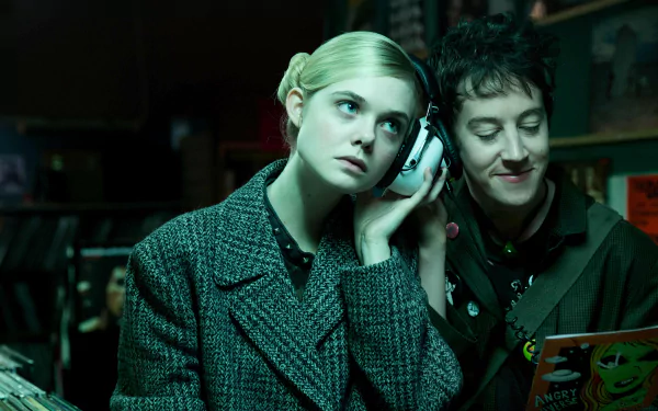 Alex Sharp Elle Fanning movie How to Talk to Girls at Parties HD Desktop Wallpaper | Background Image
