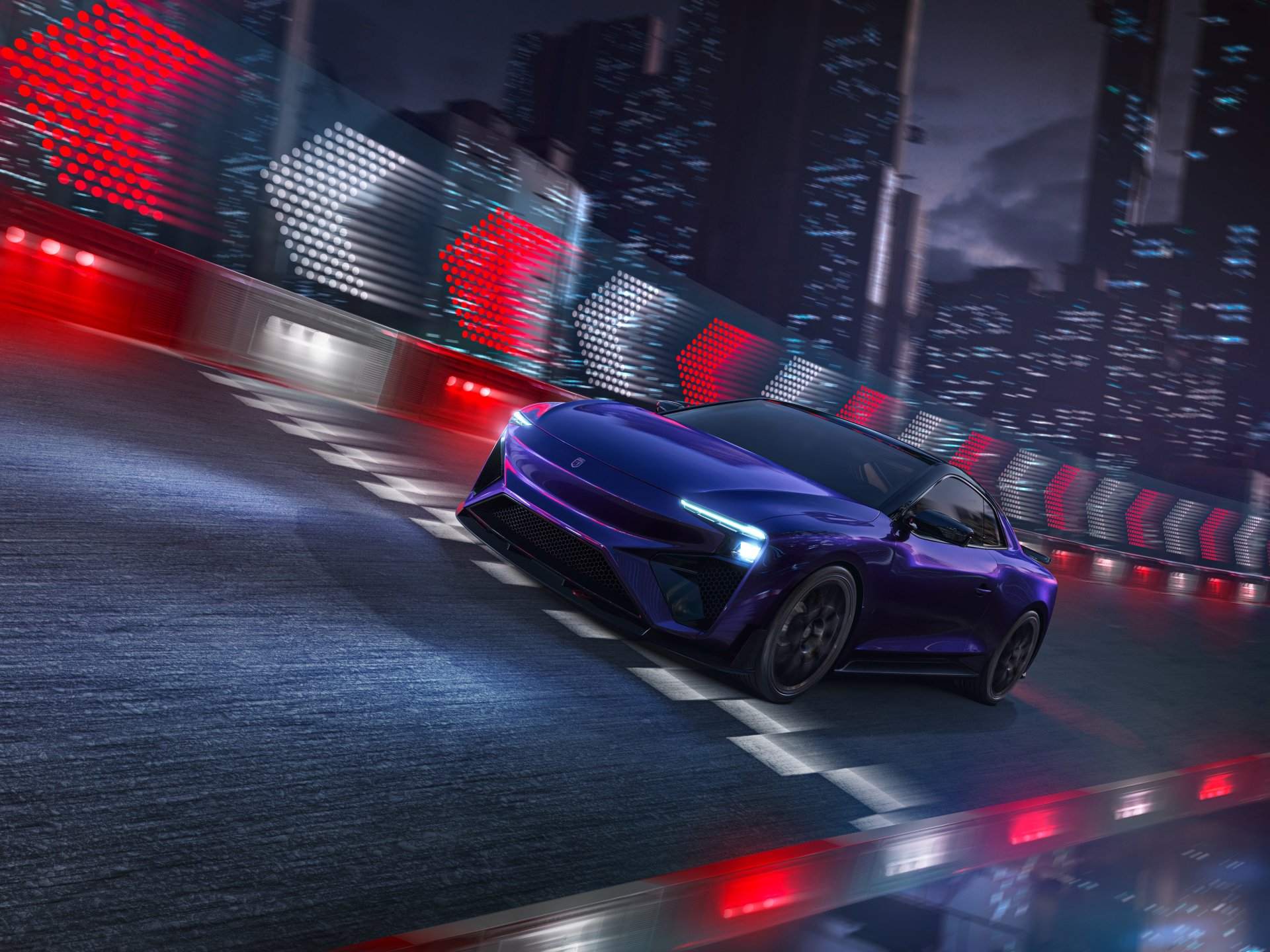 Download Purple Car Car Vehicle Gumpert RG Nathalie 4k Ultra HD Wallpaper