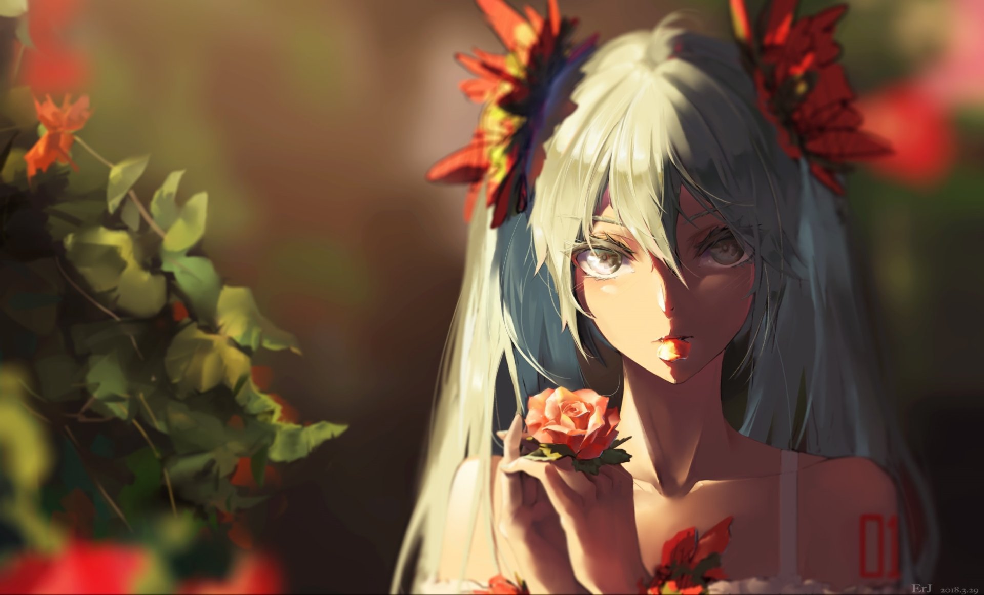 Download Hatsune Miku Anime Vocaloid HD Wallpaper by ErJ