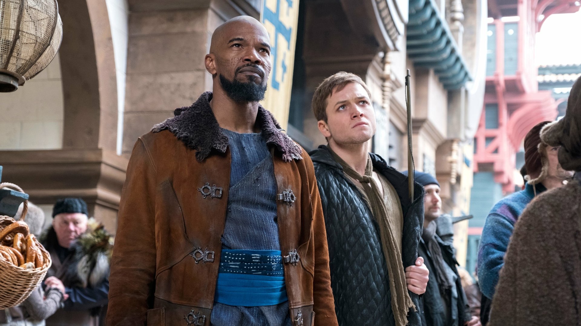Download Taron Egerton Jamie Foxx Movie Robin Hood (2018) HD Wallpaper