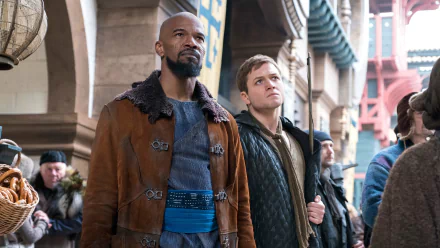 Taron Egerton Jamie Foxx movie Robin Hood (2018) HD Desktop Wallpaper | Background Image