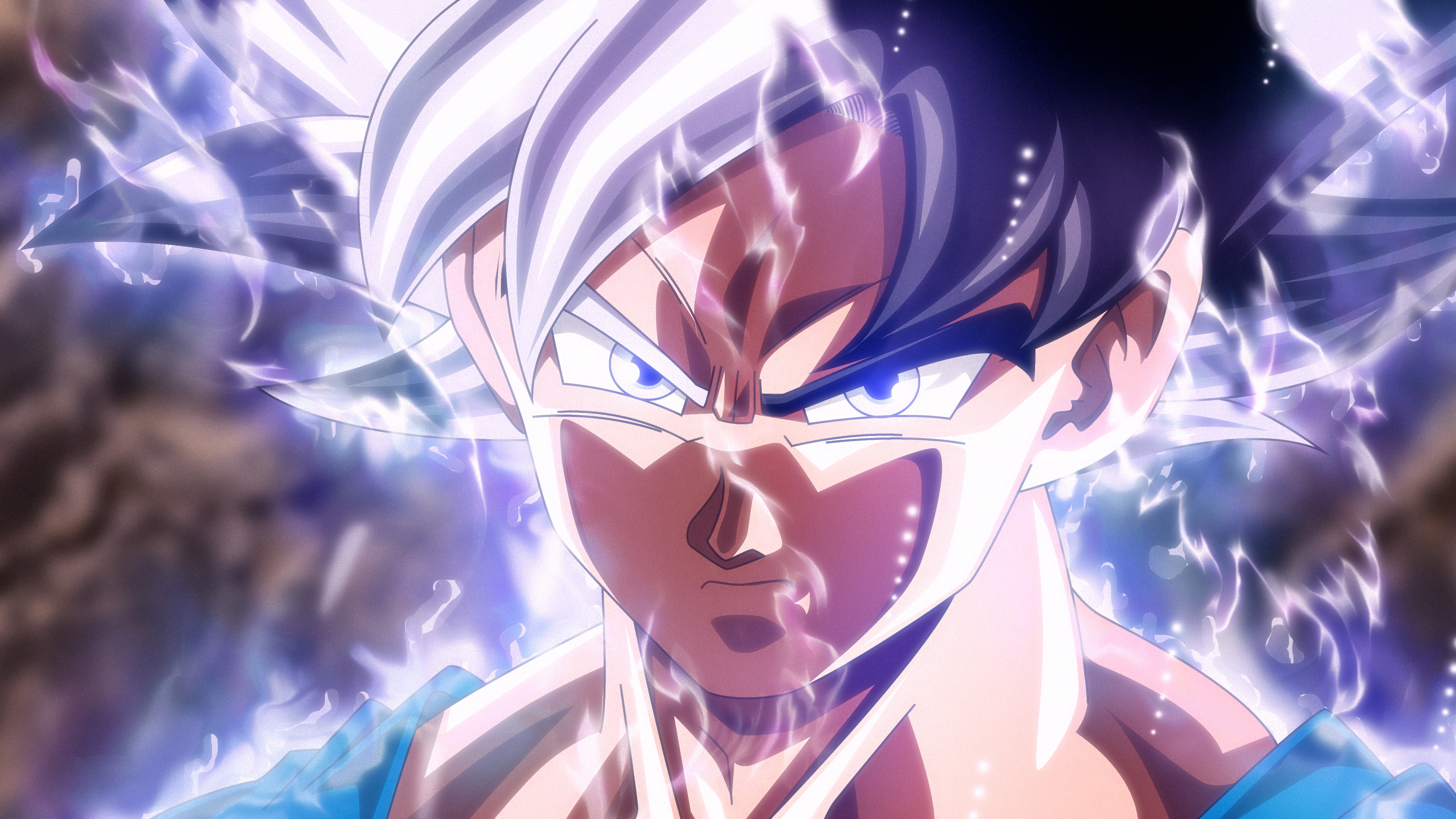 Mastered Ultra Instinct Goku Background