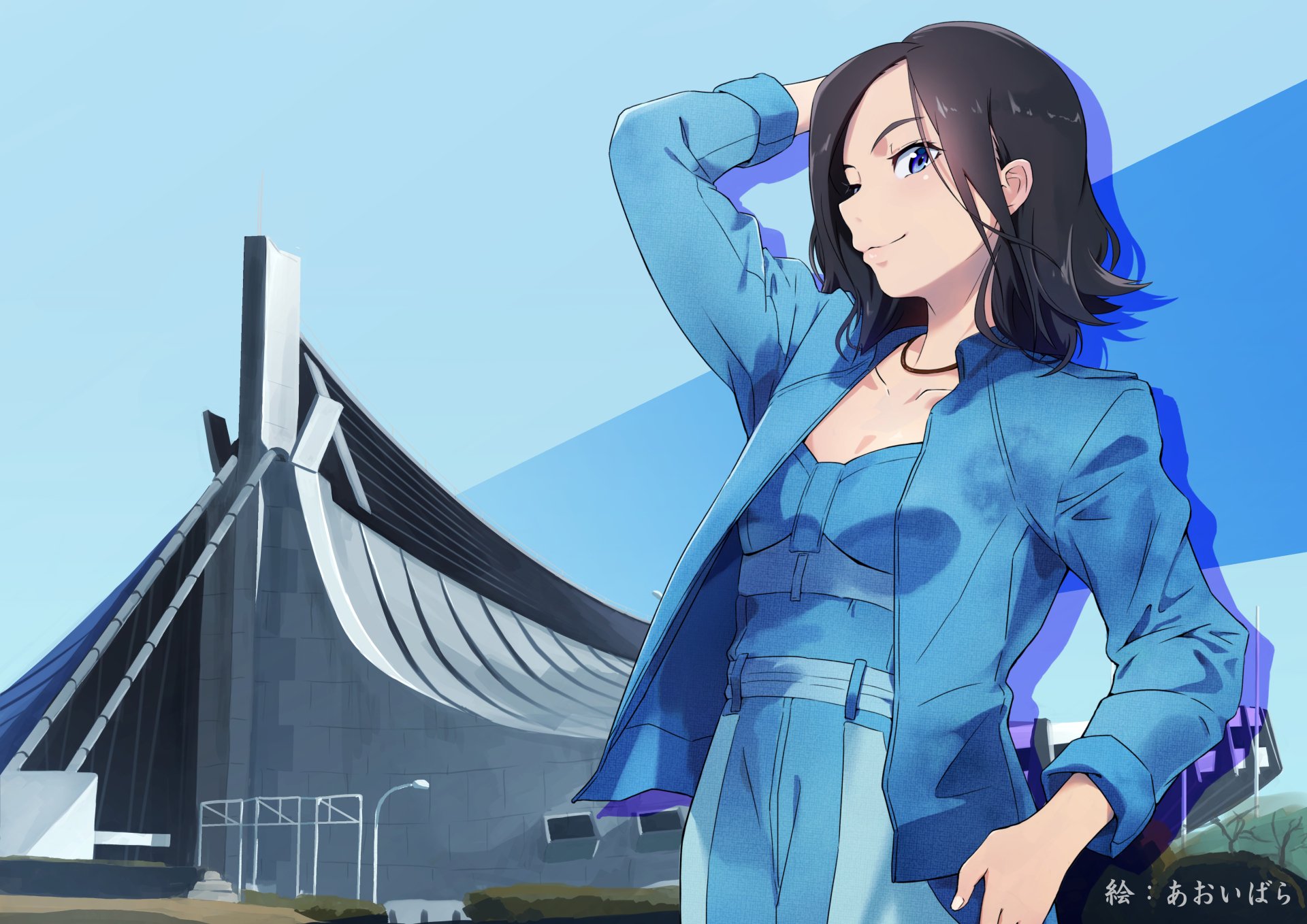 download-woman-minako-kotobuki-4k-ultra-hd-wallpaper-by