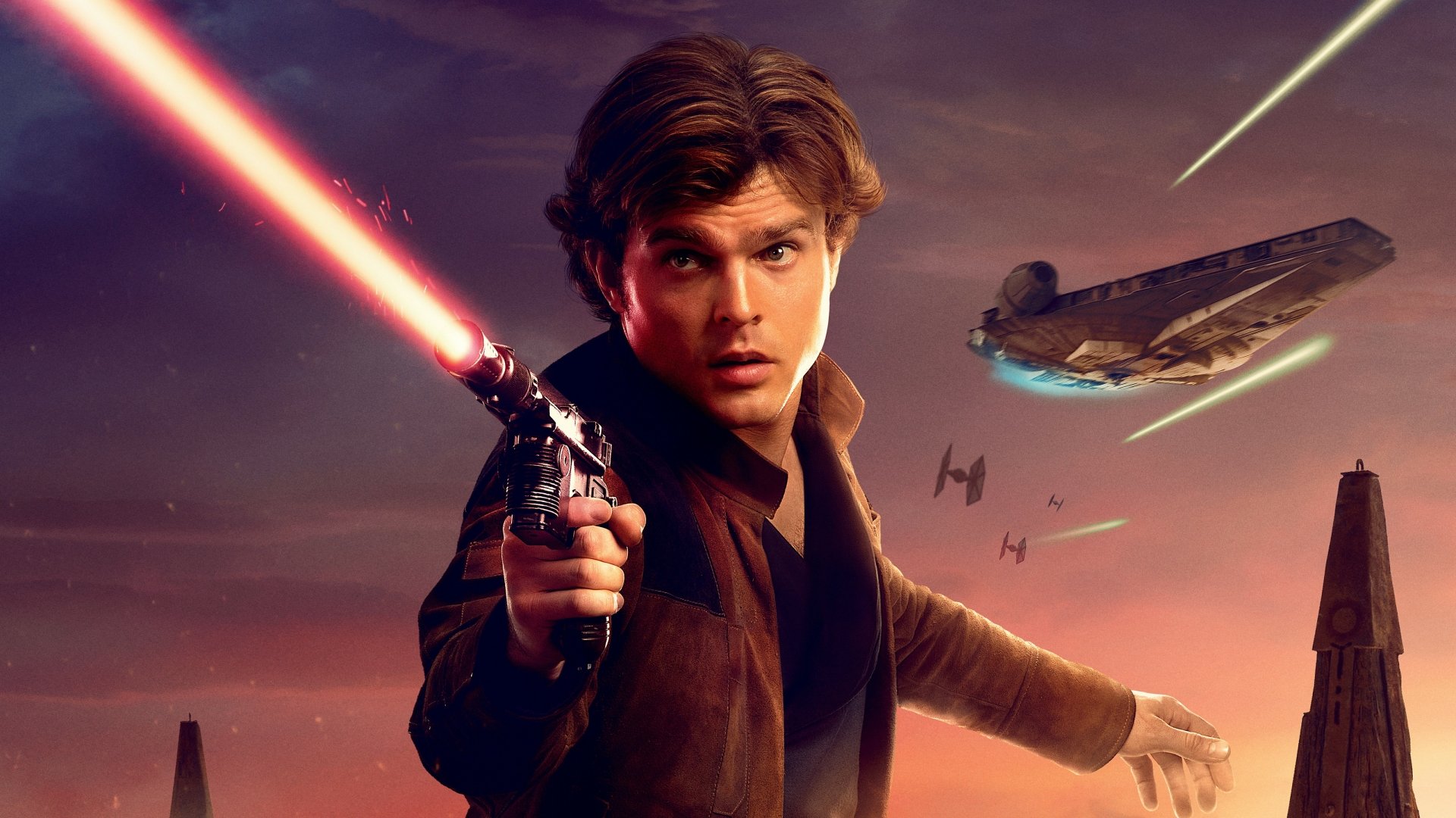 Download Han Solo Alden Ehrenreich Movie Solo: A Star Wars Story 4k