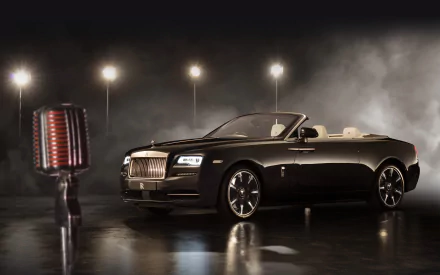 black car car Rolls-Royce vehicle Rolls-Royce Dawn HD Desktop Wallpaper | Background Image