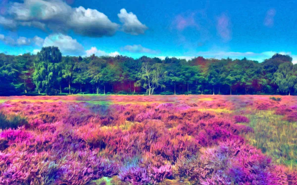 oil painting trippy artistic landscape HD Desktop Wallpaper | Background Image