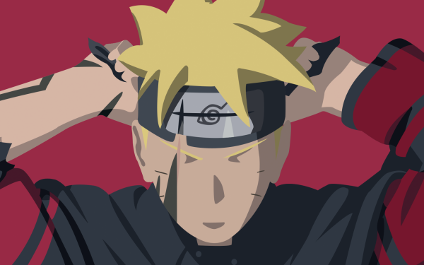 Anime Boruto Naruto Boruto Uzumaki Minimalist HD Wallpaper | Background Image