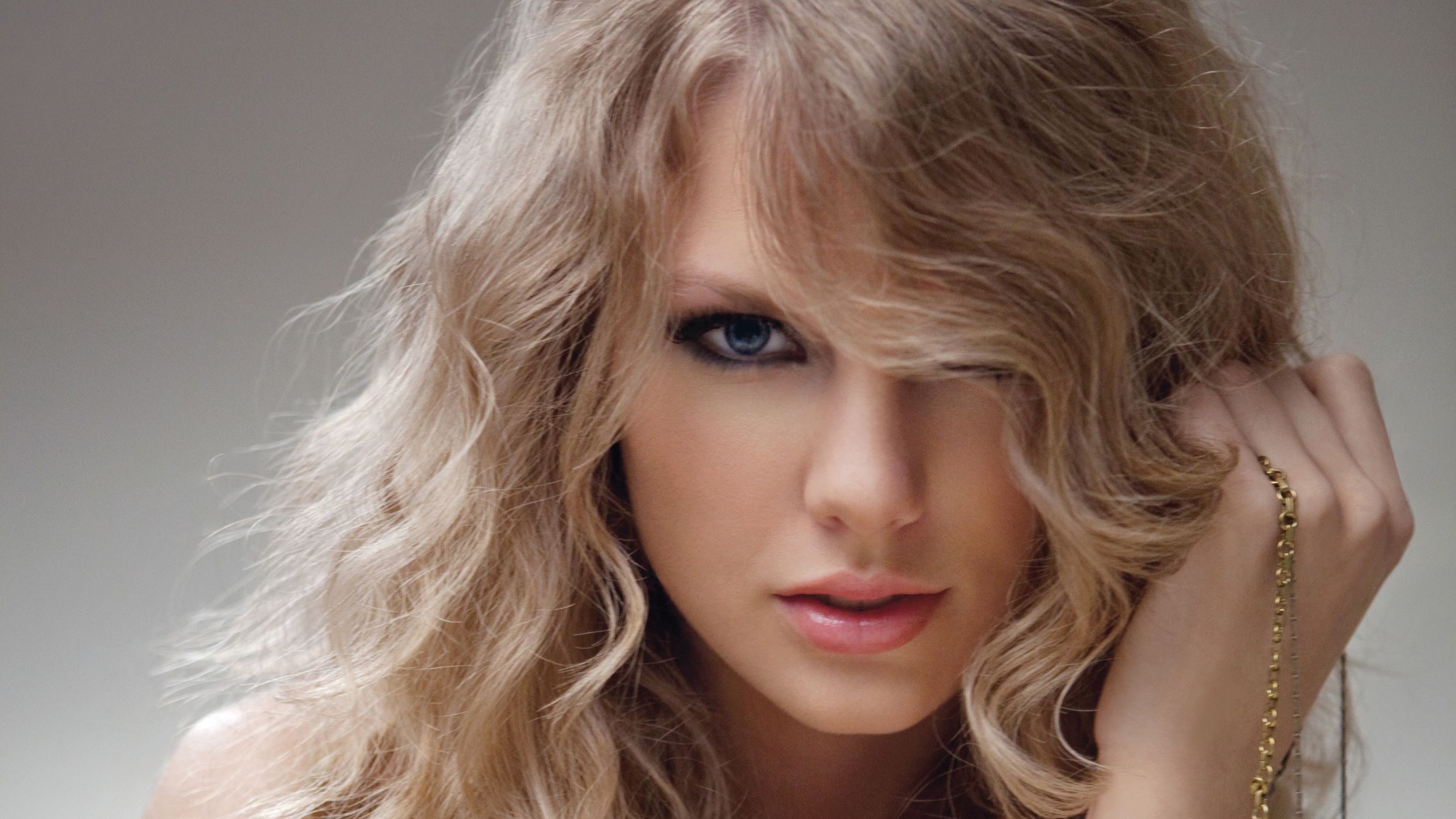 Download Smile Lipstick Blue Eyes Blonde Singer Music Taylor Swift Hd Wallpaper