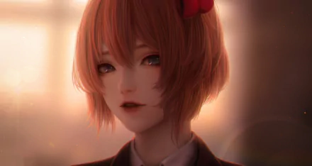 Sayori (Doki Doki Literature Club!) video game Doki Doki Literature Club! HD Desktop Wallpaper | Background Image