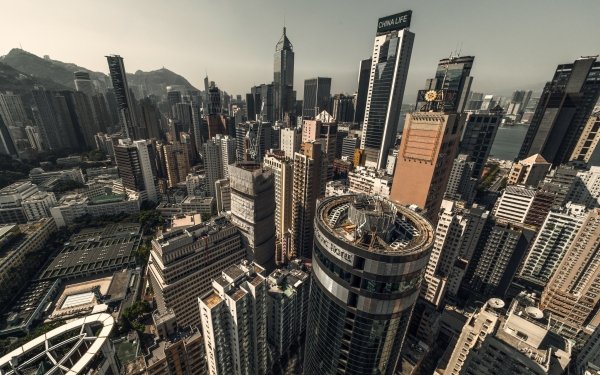 Man Made Hong Kong Cities China City Building Skyscraper HD Wallpaper | Background Image