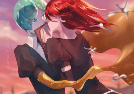 Phosphophyllite (Land of the Lustrous) Cinnabar (Land of the Lustrous) Anime Land of the Lustrous HD Desktop Wallpaper | Background Image