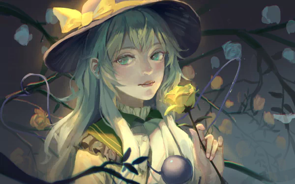 Koishi Komeiji Anime Touhou HD Desktop Wallpaper | Background Image