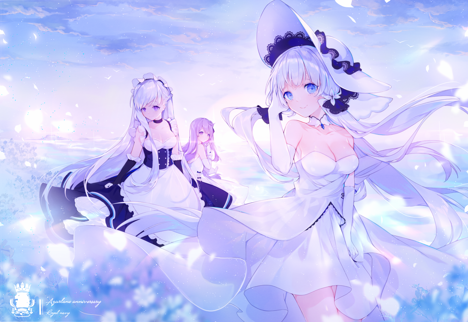 Azur Lane Beauties HD Wallpaper by Mi'yuki, image size:1920x1323