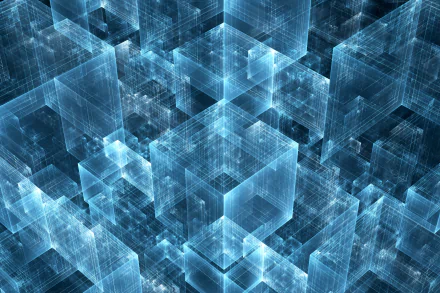 blue pattern Abstract cube abstract blue HD Desktop Wallpaper | Background Image