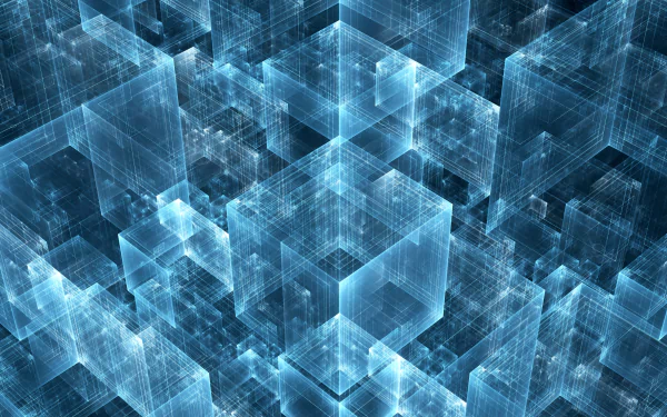 blue pattern Abstract cube abstract blue HD Desktop Wallpaper | Background Image
