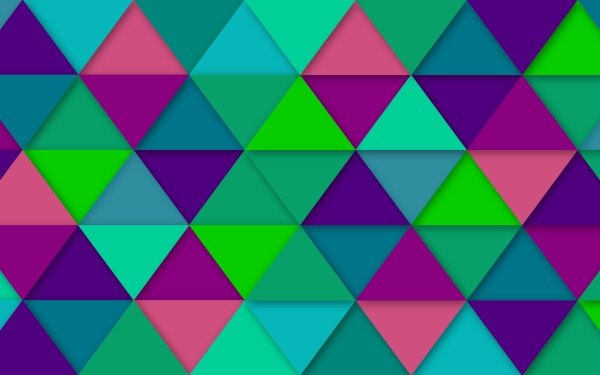 Abstract Geometry Colors Triangle Pattern HD Wallpaper | Background Image