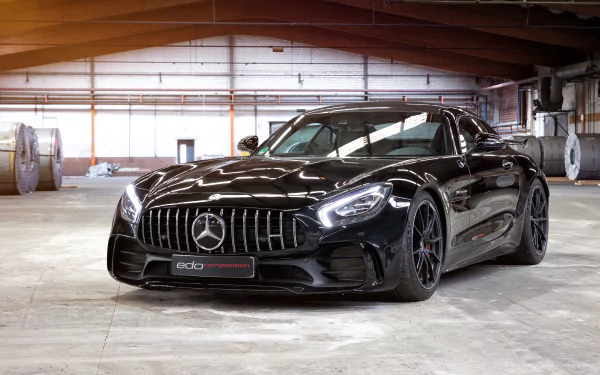supercar black car car Mercedes-Benz vehicle Mercedes-AMG GT R HD Desktop Wallpaper | Background Image