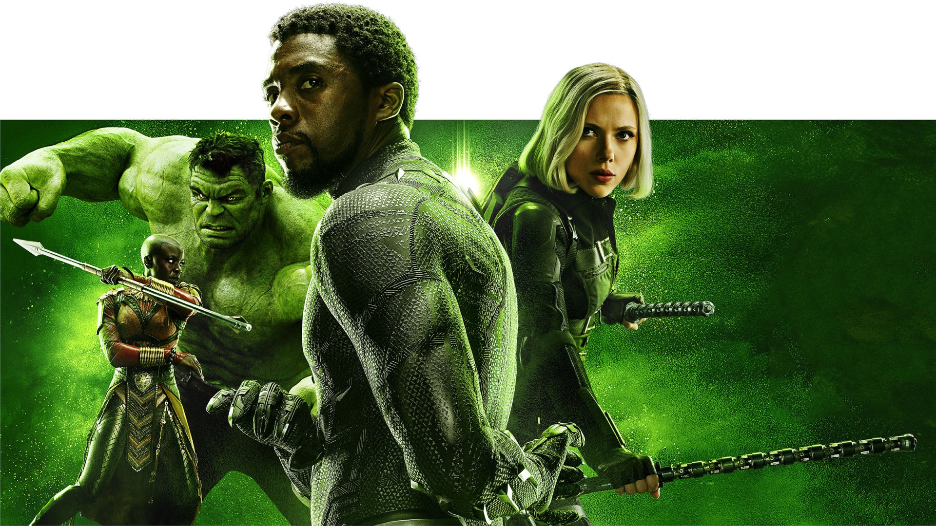 Download Black Panther (Marvel Comics) Hulk Okoye (Marvel Comics) Black Widow Avengers Movie Avengers: Infinity War  HD Wallpaper