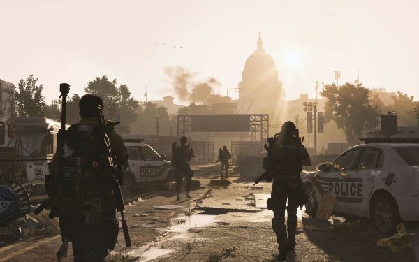 Video Game Tom Clancy's The Division 2 Soldier Rifle HD Wallpaper | Background Image