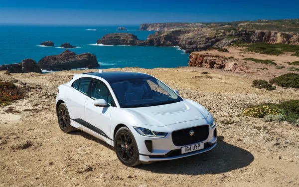 white car car Jaguar (Car) vehicle Jaguar I-Pace HD Desktop Wallpaper | Background Image
