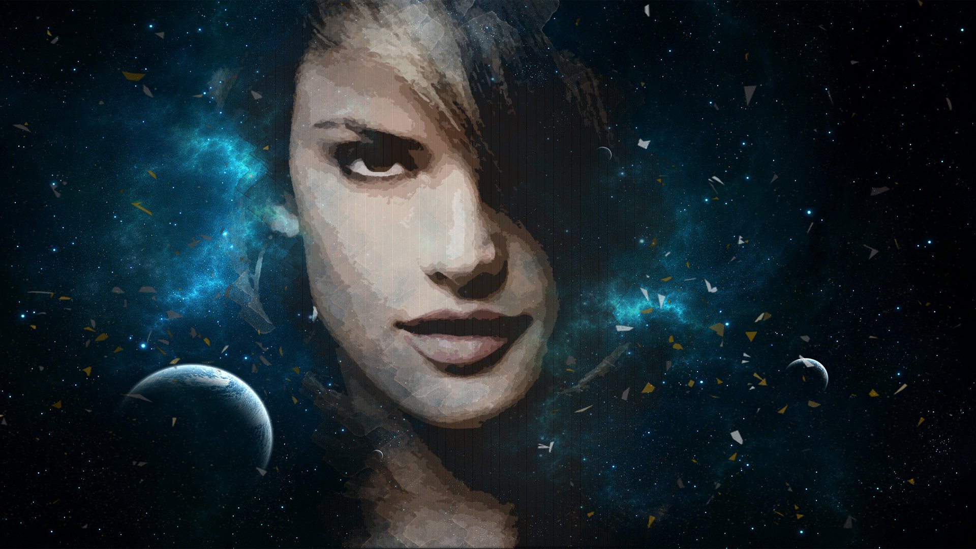Space Wallpaper 1920x1080 By Choco5532 3422