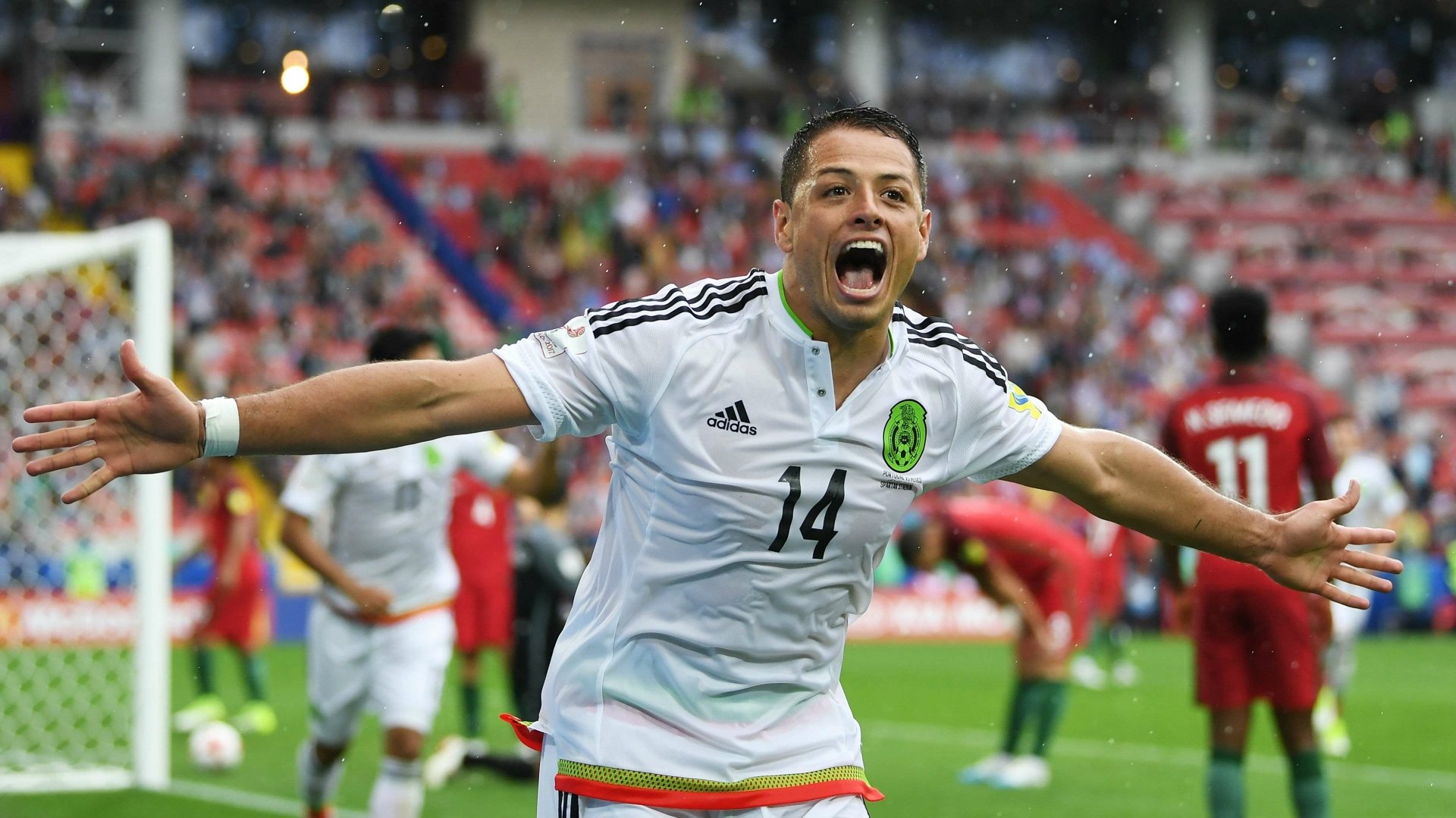 Download Mexican Soccer Javier Hernandez Sports 4k Ultra HD Wallpaper