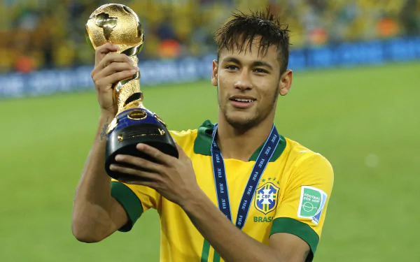 Brazilian soccer Neymar Sports HD Desktop Wallpaper | Background Image