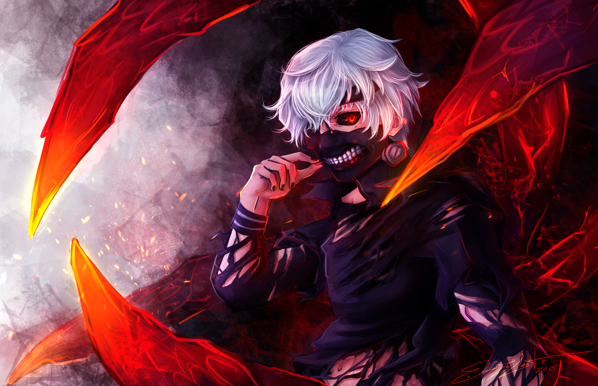 Живые обои ken kaneki