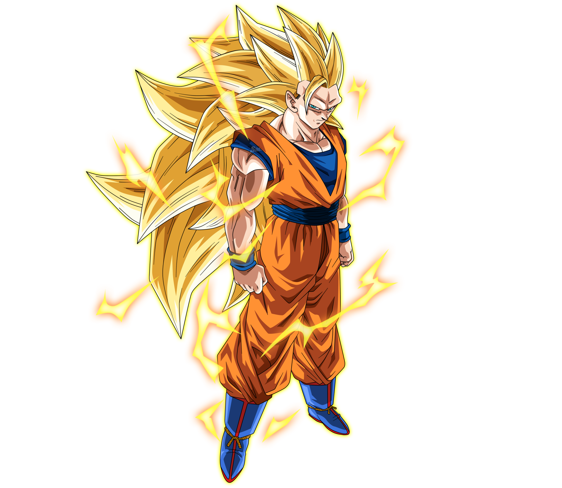 Goku Super Saiyajin 3 by SaoDVD  Anime dragon ball goku, Anime