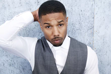 American actor Celebrity Michael B. Jordan HD Desktop Wallpaper | Background Image