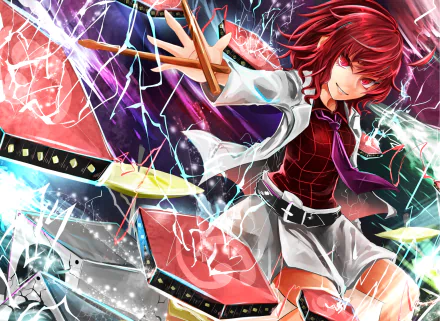 Raiko Horikawa Anime Touhou HD Desktop Wallpaper | Background Image