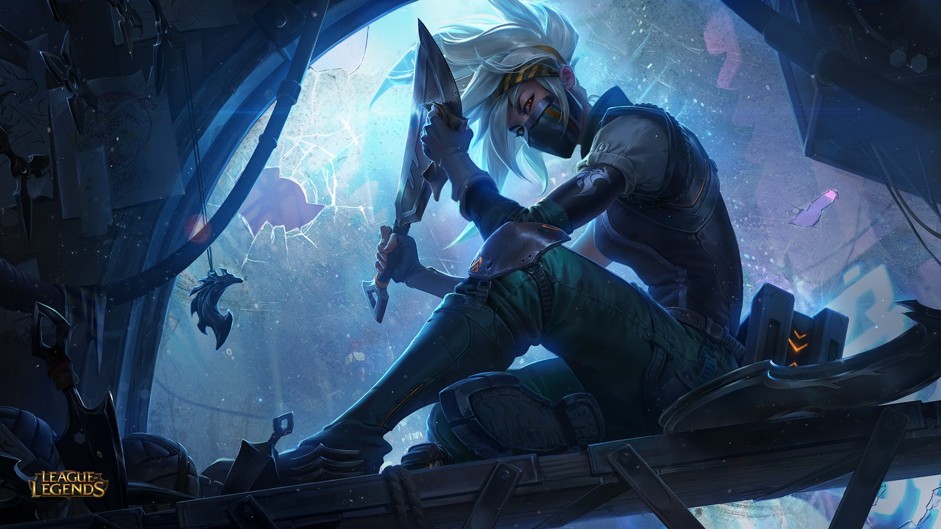 silverfang akali wallpaper hd