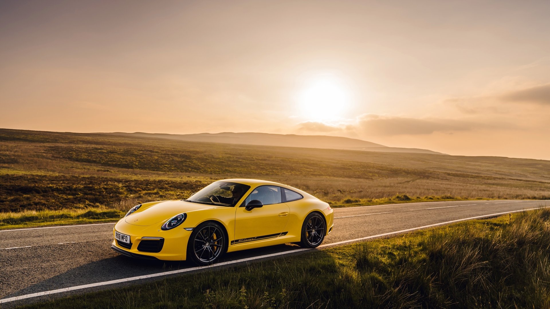 Download Yellow Car Car Porsche Porsche 911 Vehicle Porsche 911 Carrera T 4k Ultra HD Wallpaper
