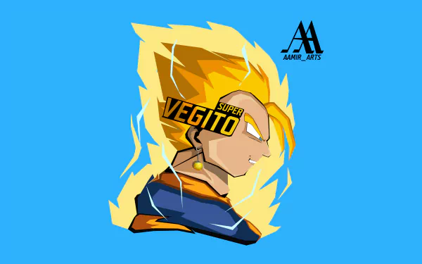  Vegito (Dragon Ball) by Umair Aamir