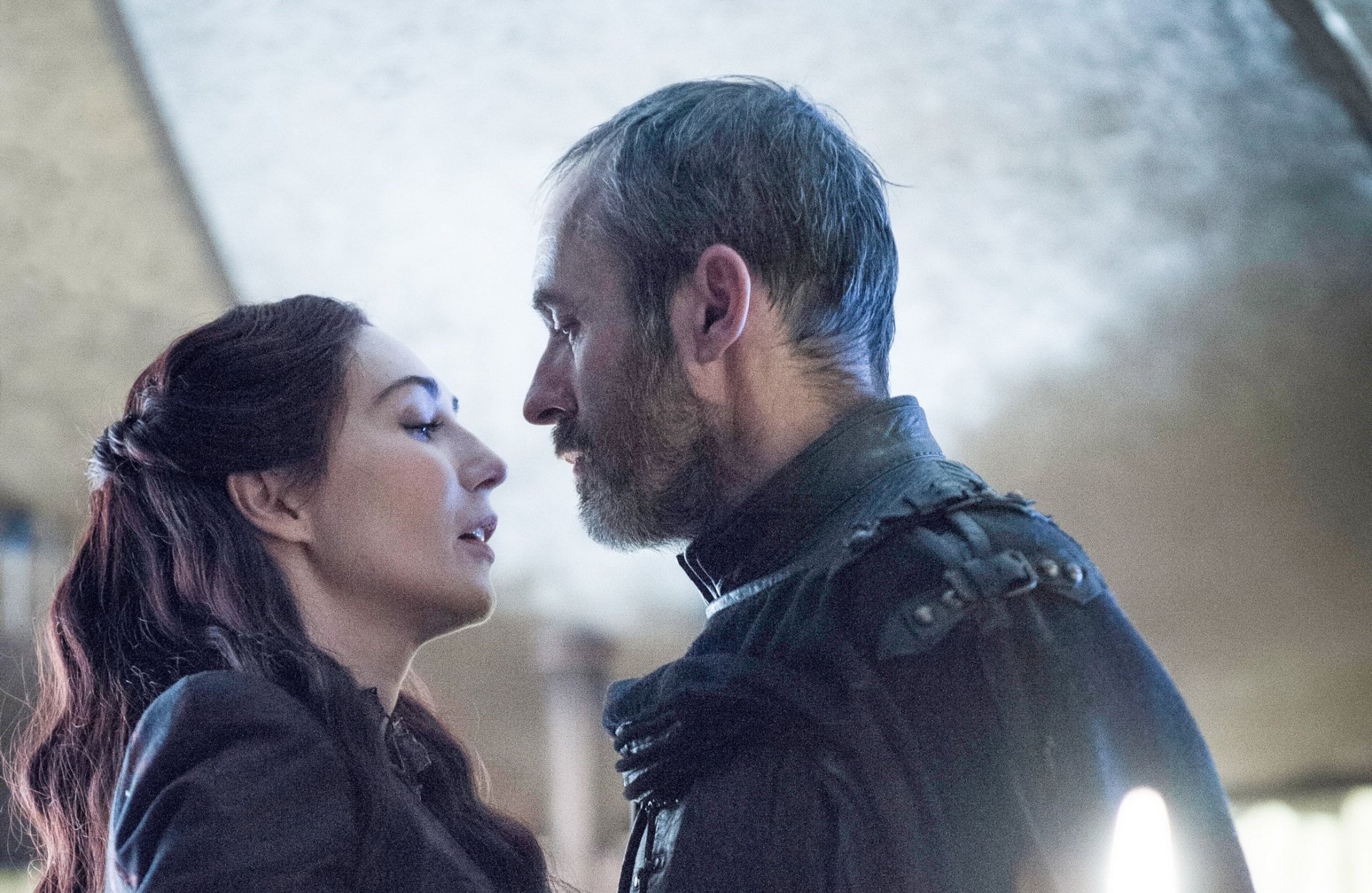 Download Stephen Dillane Carice Van Houten Stannis Baratheon Melisandre (Game Of Thrones) TV Show Game Of Thrones HD Wallpaper