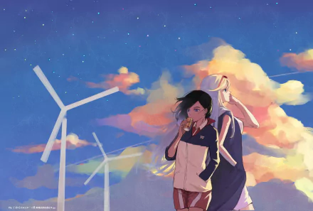 Connie Christensen Anime Hanebado! HD Desktop Wallpaper | Background Image