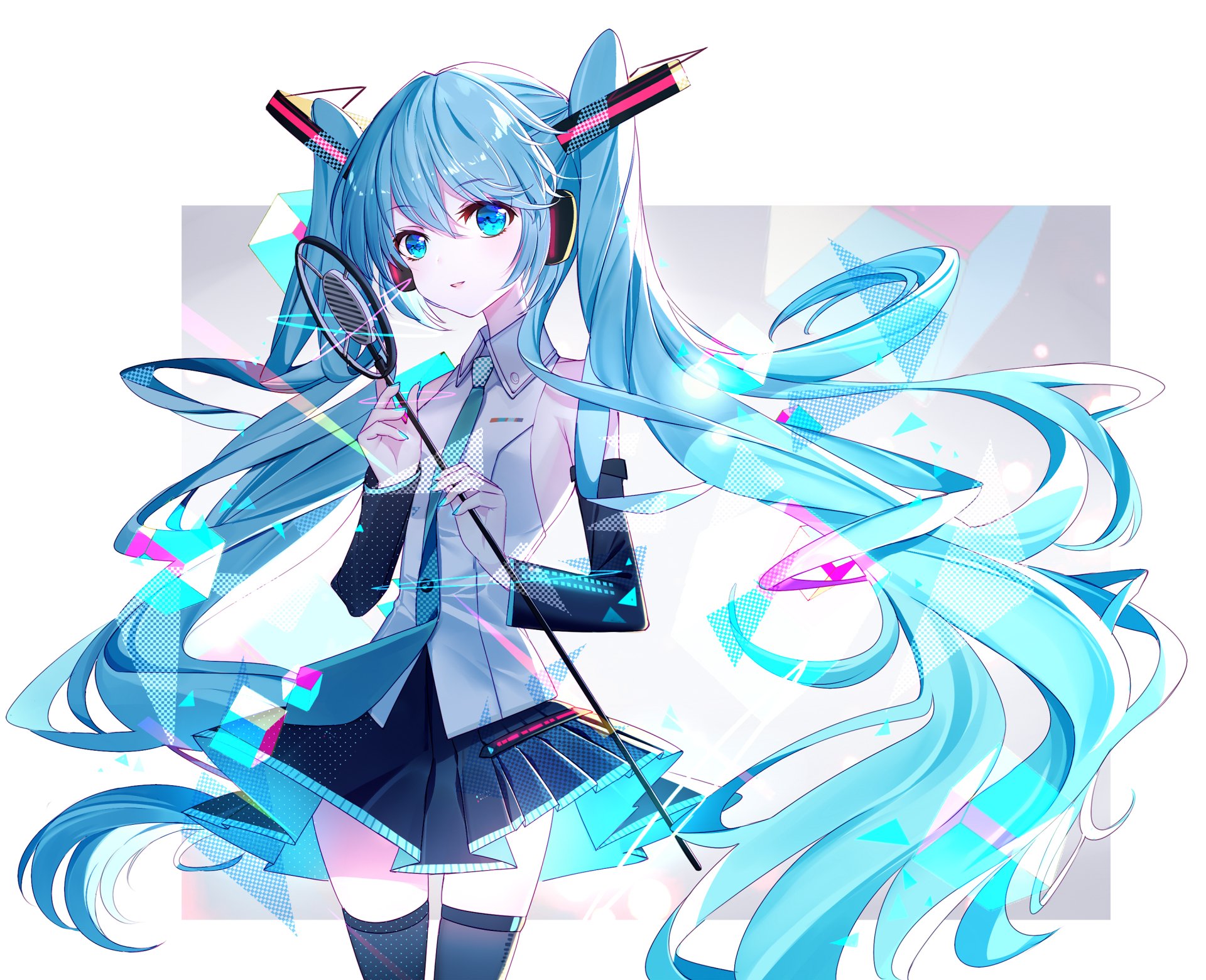 Download Hatsune Miku Anime Vocaloid HD Wallpaper by 包菜