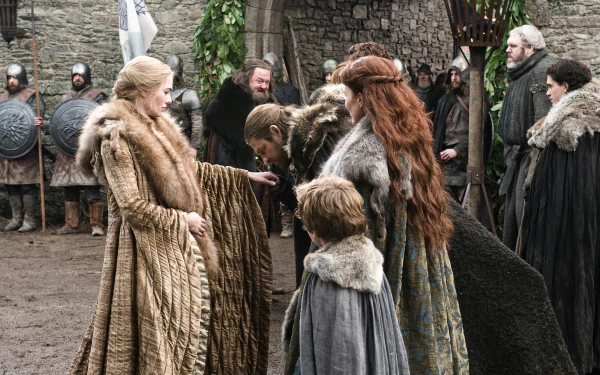 Kit Harington Jon Snow House Stark Hodor (Game of Thrones) Michelle Fairley Sean Bean Robert Baratheon Catelyn Stark Eddard Stark Lena Headey Cersei Lannister TV Show Game Of Thrones HD Desktop Wallpaper | Background Image