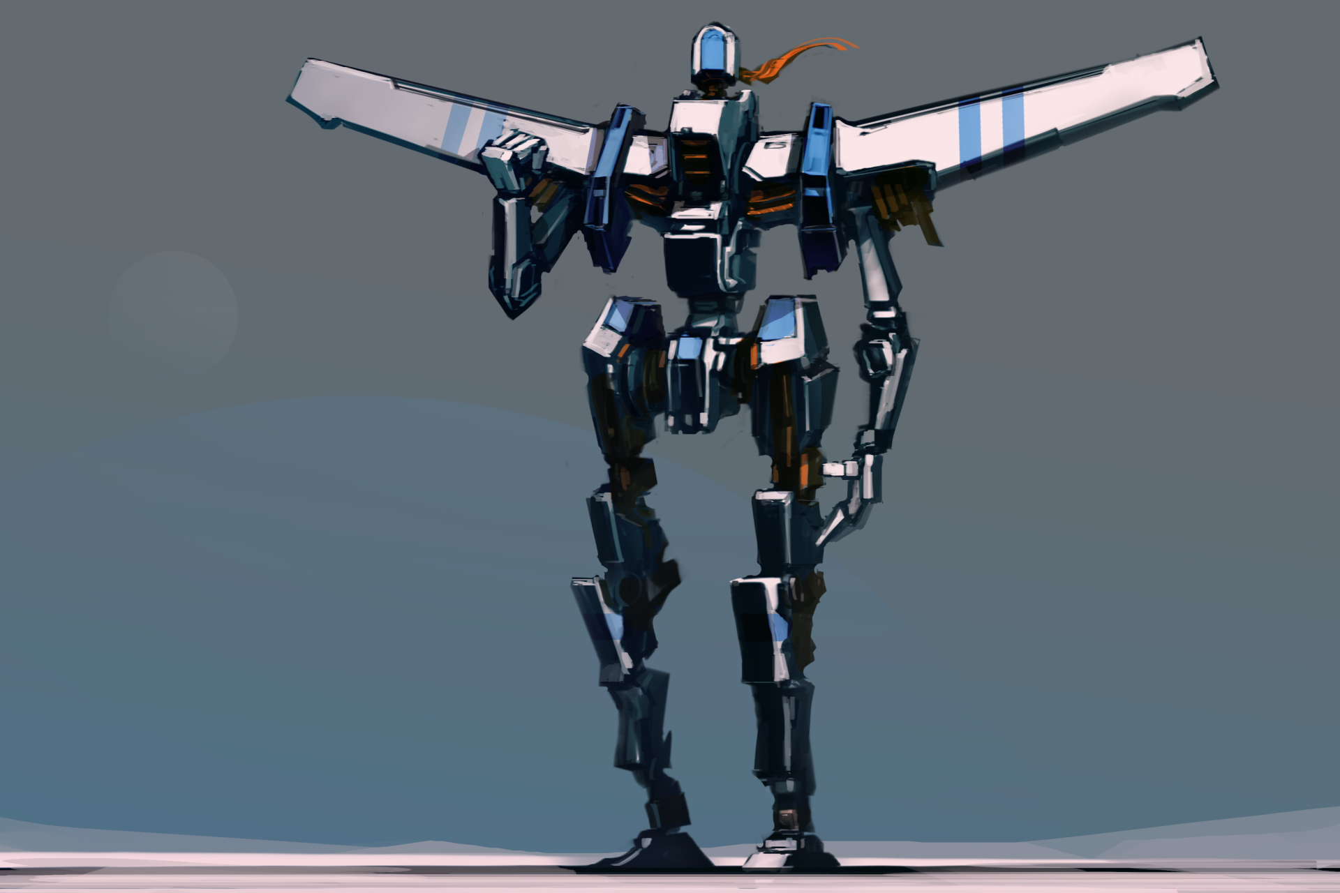 Download Sci Fi Robot HD Wallpaper by ksenolog