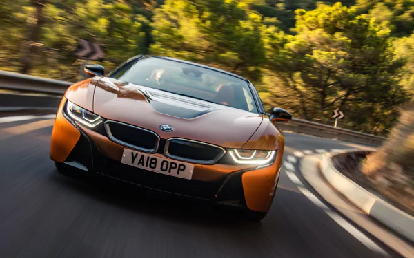 orange car roadster BMW vehicle BMW Z4 HD Desktop Wallpaper | Background Image