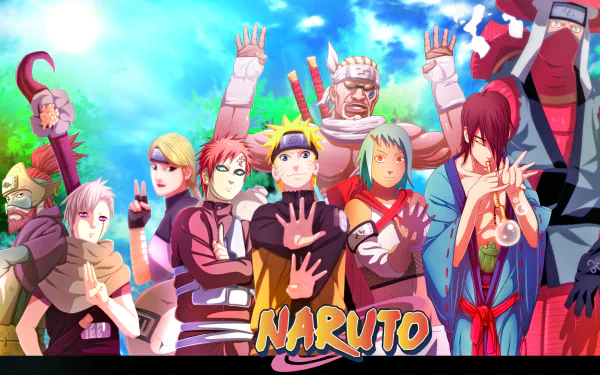 Gyûki & Killer Bee Naruto 4K Ultra HD Wallpaper by earache-J