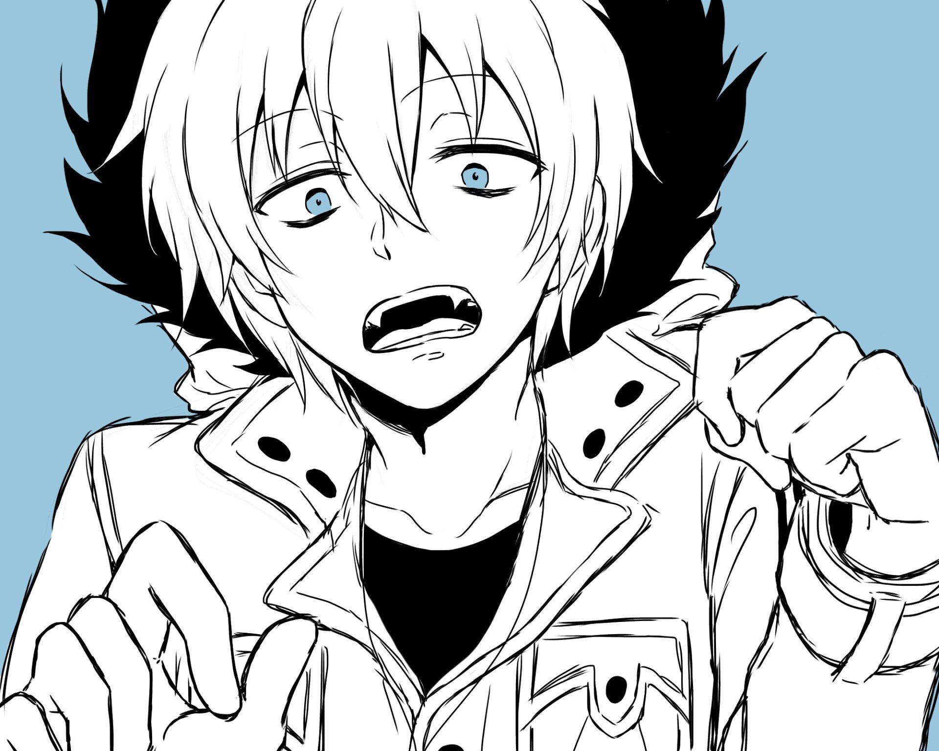 SERVAMP クロメインセット Kuro Servamp HD Anime Wallpaper – Dark Charm Unleashed by 鳩餅