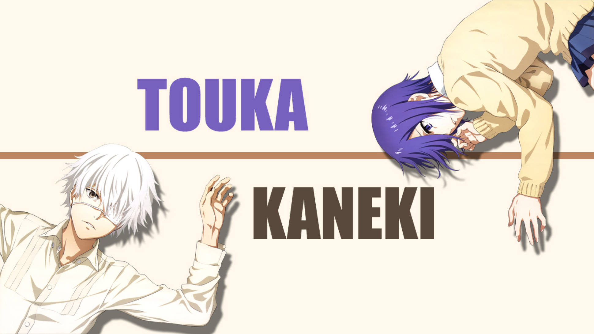 Tokyo ghoul, anime couple wallpaper