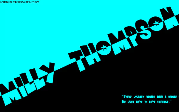 text quote Milly Thompson Anime Trigun HD Desktop Wallpaper | Background Image